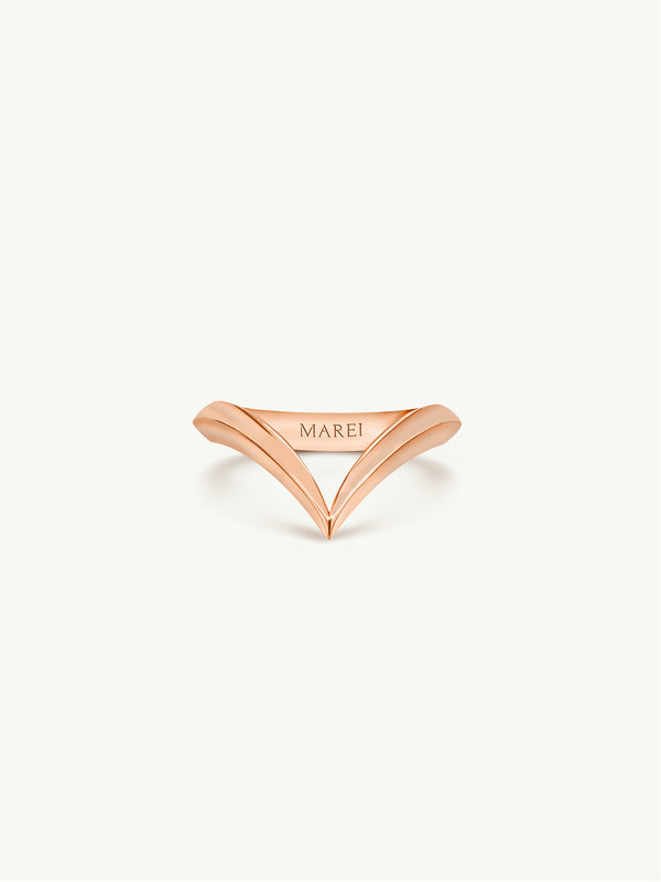 Yasmeen Band In 18-Karat Rose Gold
