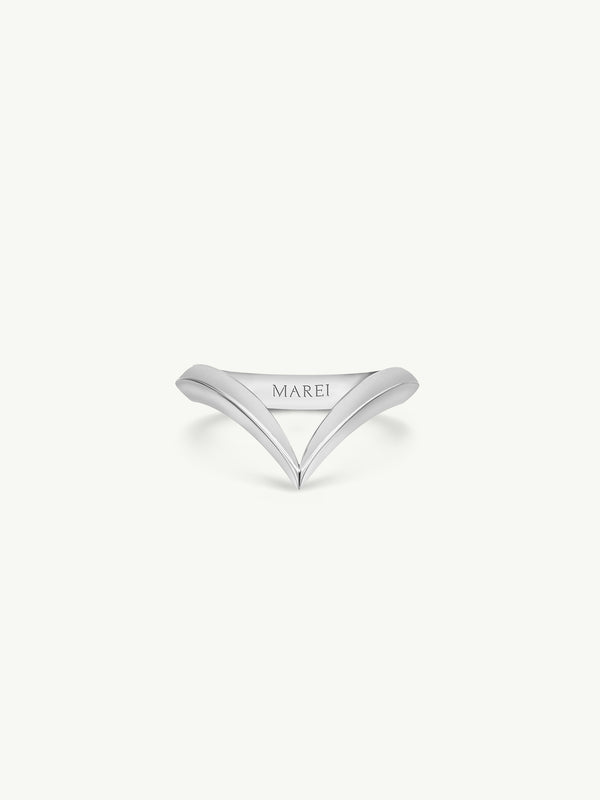 Yasmeen Band In 18-Karat White Gold