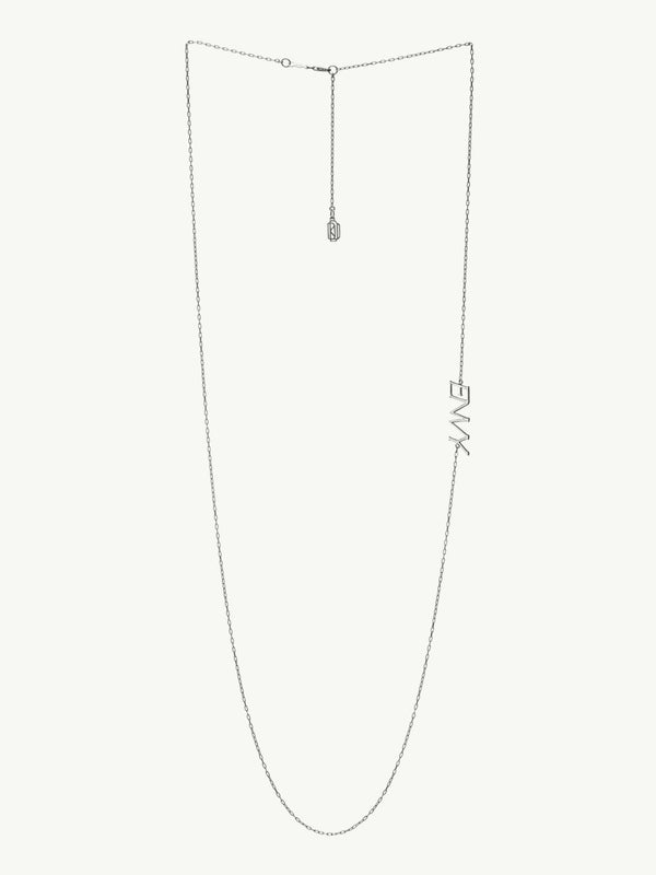 MAREI Seven Deadly Sins 'Envy' Pendant Necklace In 18K White Gold