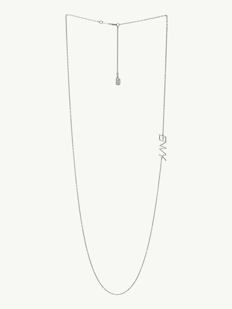 MAREI Seven Deadly Sins 'Envy' Pendant Necklace In 18K White Gold