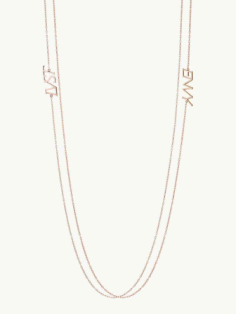Lust Pendant Necklace In 18K Rose Gold