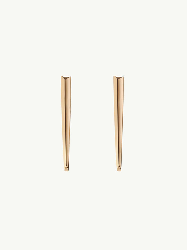 Lilith Dagger Earrings In 14K Yellow Gold