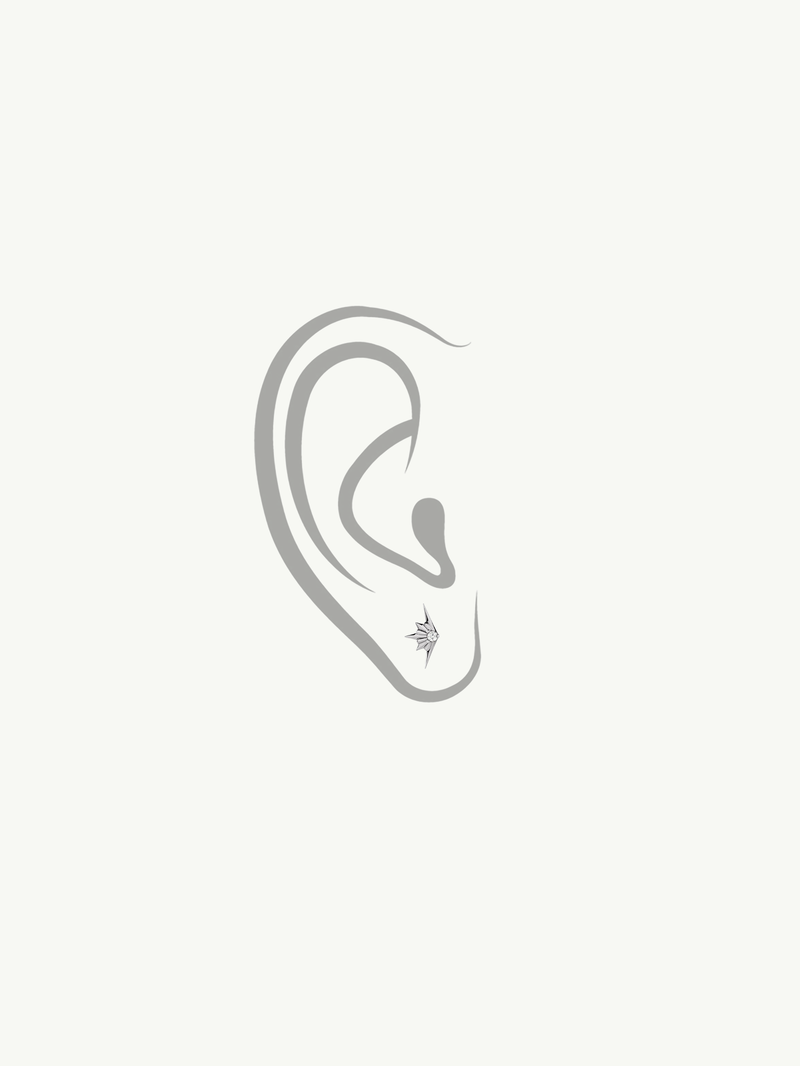 Aza Petite Diamond Stud Earrings, 0.30 CTW